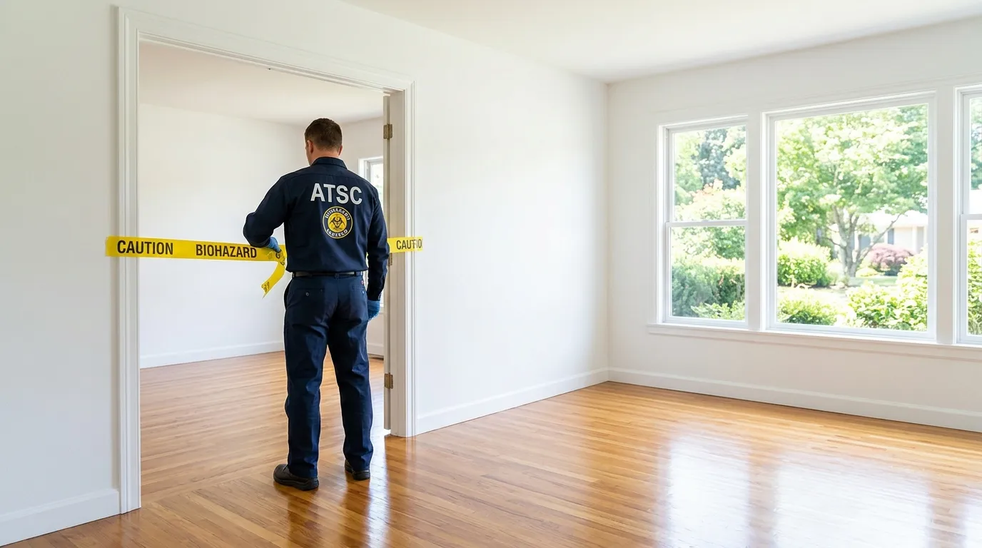 Certified biohazard cleanup crew performing Trauma Scene Cleanup in Hanover